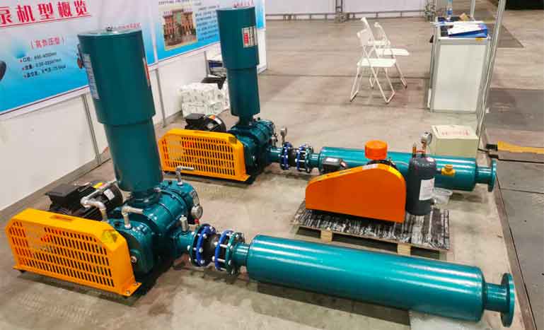 工廠實拍直聯傳動羅茨風機 工廠實拍直聯傳動羅茨風機